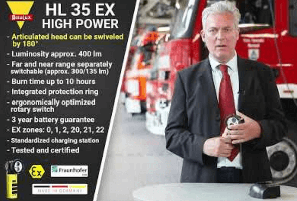 AccuLux HL 35 EX HI-Power Safety Lamp Video